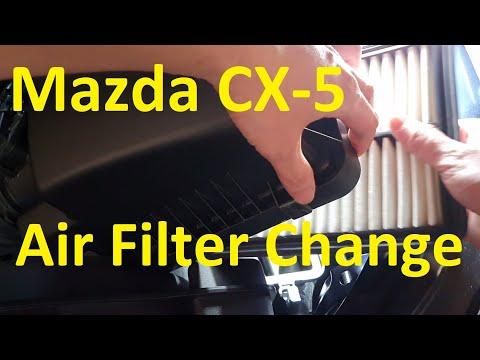 2019 Mazda CX-5 Air Filter Replacement | Quick and Easy No Tools Required