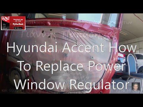 How to Replace the Rear Window Regulator on a 2016 Hyundai Accent (Both Rear Doors)