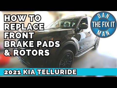 How to Replace Front Brake Pads on a 2020-2024 Kia Telluride (Step-by-Step Guide)