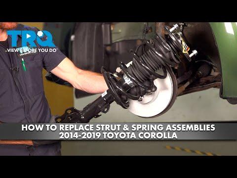 How to Replace Front Struts (Quick Struts) on a 2015 Toyota Corolla