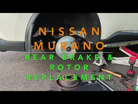 How to Replace Rear Brake Pads and Rotors on a 2003-2024 Nissan Murano (Trim: Platinum)