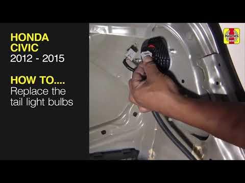 How to Replace Both Taillight Bulbs on a 1996-2024 Honda Civic (Tail/Brake Lights) (Trim: EX | Body: Sedan)