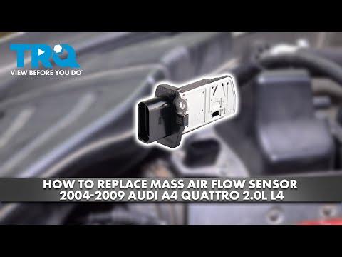 How to Replace Mass Air Flow Sensor 2004-2009 Audi A4 Quattro 2.0L L4