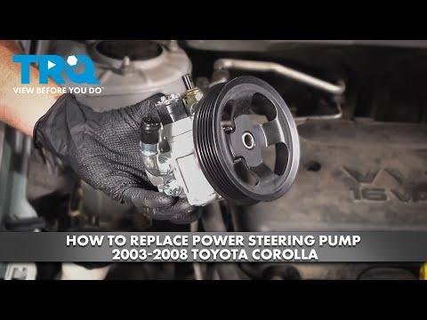 How to Replace the Power Steering Pump on a 2007 Toyota Corolla (DIY Guide)