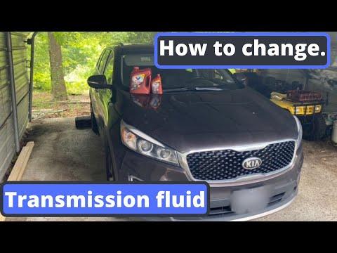 How to Change Automatic Transmission Fluid (Drain & Fill) on a 2016 Kia Sorento