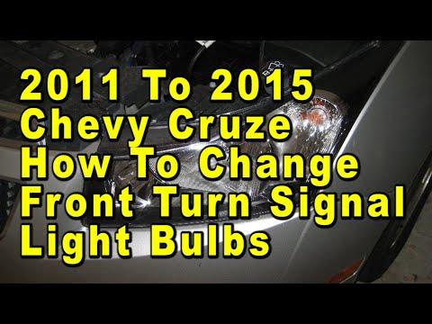 How to Replace Front Turn Signal Bulbs on a 2011-2019 Chevrolet Cruze (7440A/7440NA)