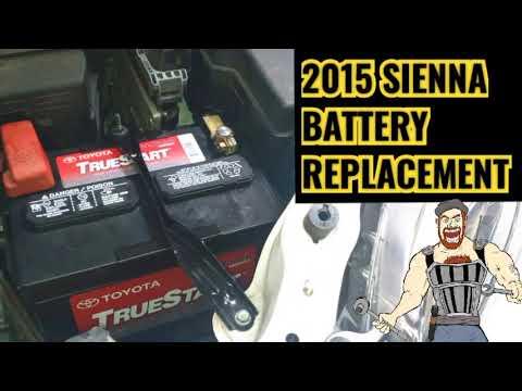 How to Replace the 12V Battery on a 1998-2020 Toyota Sienna (Group 24F) (Engine: V6 3.5L)