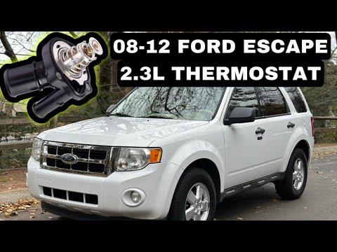 How to Replace the Thermostat on a 2005-2008 Ford Escape (Coolant Drain & Bleed Guide) (Engine: Inline 4 2.3L)