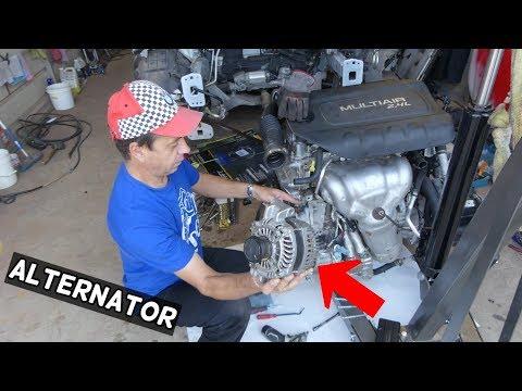 ALTERNATOR REPLACEMENT REMOVAL JEEP CHEROKEE COMPASS RENEGADE 2.4