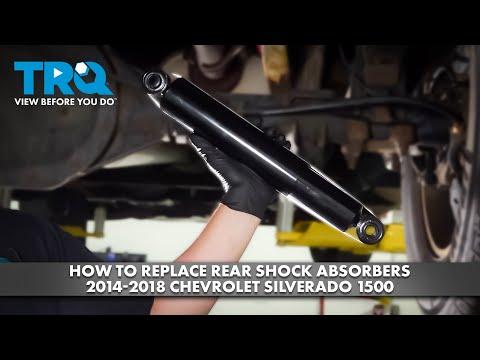 How to Replace Rear Shock Absorbers on a 2007-2024 Chevrolet Silverado 1500 (Trim: High Country)