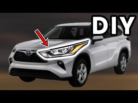 How to Replace LED Headlight Assemblies on a 2022 Toyota Highlander