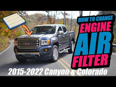 How to Replace the Engine Air Filter on a 2016-2022 GMC Canyon 2.8L Diesel (Engine: Inline 4 2.8L)