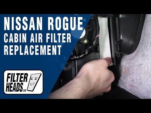 How to Replace Cabin Air Filter 2016 Nissan Rogue | AQ1241
