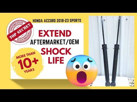 HOW TO CHANGE REAR SHOCK  - HONDA ACCORD 2018-23 | EXTEND SHOCK LIFE AFTERMARKET/ OEM 10+ YEARS