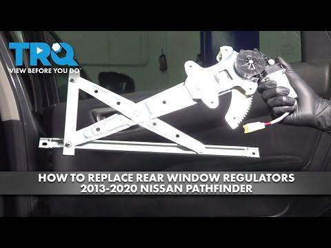How to Replace Rear Window Regulator on a 2014-2018 INFINITI QX60 (Both Rear Doors)