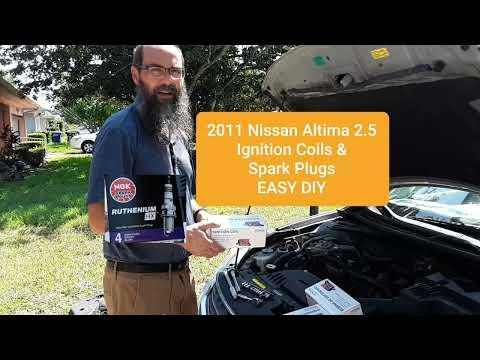 2011 Nissan Altima 2.5 Ignition Coils &amp; Spark Plugs Easy DIY Verse of the day
