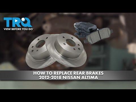 How to Replace Rear Brakes 2012-2018 Nissan Altima