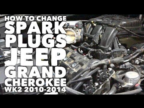 How to change spark plugs Jeep Grand Cherokee WK2 2010-2014 V6 (Long)