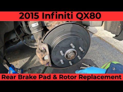 2011-2024 Infiniti QX80 Rear Brake Pad &amp; Rotor Replacement
