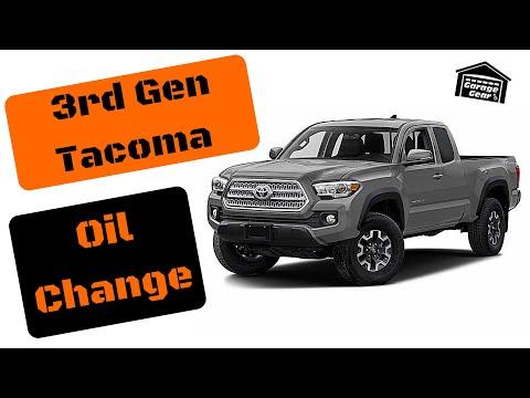 How To Do An Oil &amp; Filter Change On A 2016 2017 2018 2019 2020 Toyota Tacoma 3.5 Liter V6 Engine