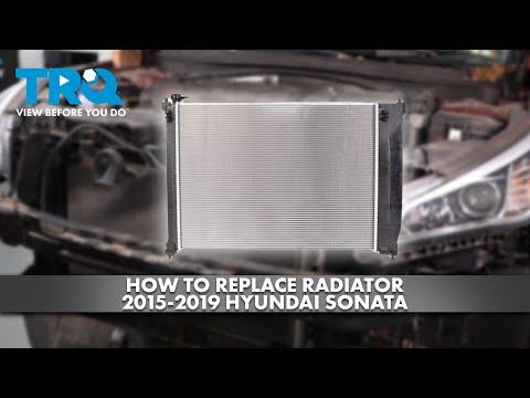 How to Replace Radiator 2015-2019 Hyundai Sonata