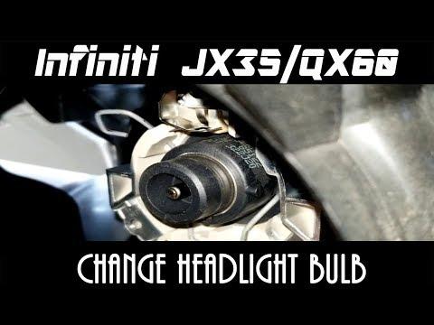 How to Replace Both Low-Beam Headlight Bulbs on a 2014-2018 INFINITI QX60