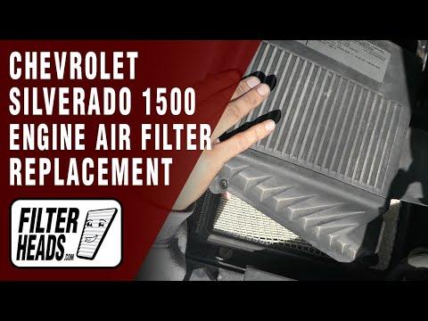 How to Replace Engine Air Filter 2012 Chevrolet Silverado 1500 5.3L V6 | AF1519, TA45314