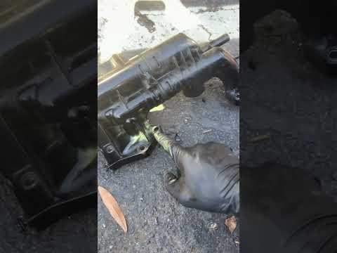 2016 Kia Sedona Thermostat housing replacement (view)