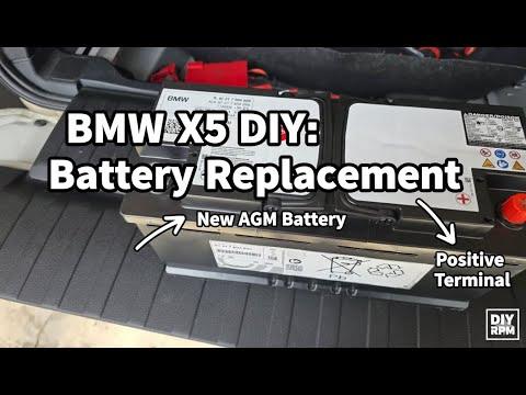 2016 BMW X5 battery replacement