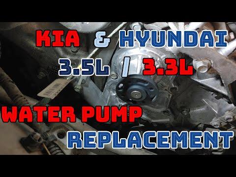 How to Replace the Water Pump on a 2016 Kia Sorento (3.3L V6)