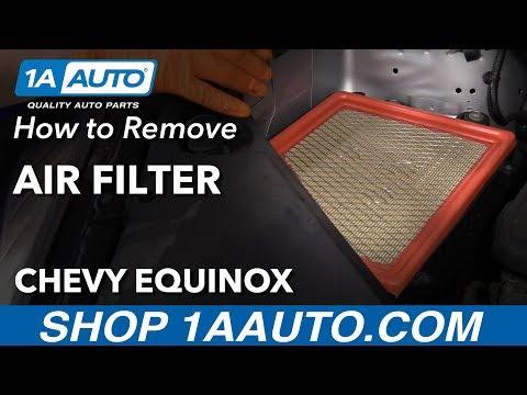 How to Replace Air Filter 10-17 Chevy Equinox