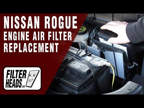 How to Replace Engine Air Filter 2016 Nissan Rogue L4 2.5L | TA28177, AF5235