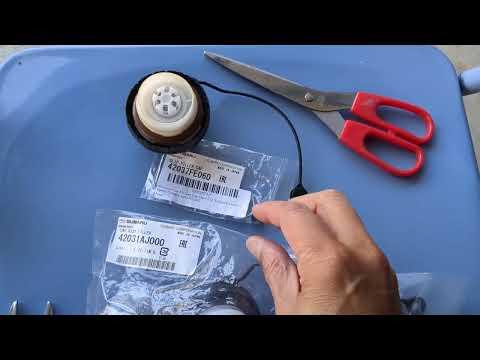 Replacing the gas cap on 2010-2014 Subaru Outback