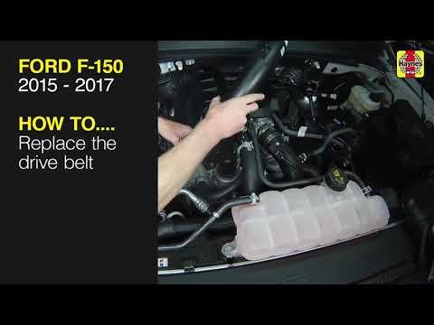 How to Replace the drive belt on a Ford F-150 2015 to 2017