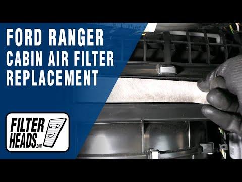 How to Replace the Cabin Air Filter on a 2019-2026 Ford Ranger (Step-by-Step Guide) (Engine: Inline 4 2.3L)