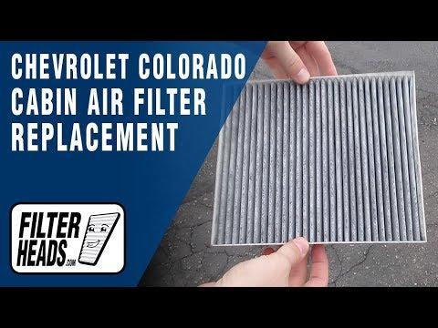How to Replace Cabin Air Filter 2016 Chevrolet Colorado | AQ1223C