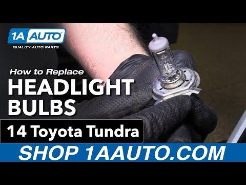 How to Replace Low & High Beam Headlight Bulbs on a 2000-2021 Toyota Tundra