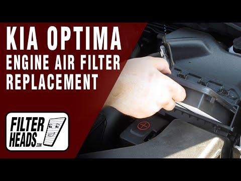 How to Replace Engine Air Filter 2016 Kia Optima L4 2.4L | TA38195, AF5244