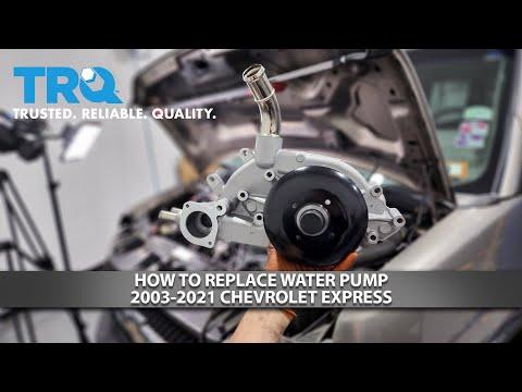 How to Replace Water Pump 2003-2021 Chevrolet Express