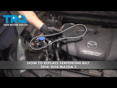 How to Replace the Serpentine Belt on a 2014-2024 Mazda 3 (Accessory Drive Belt) (Engine: Inline 4 2.5L)