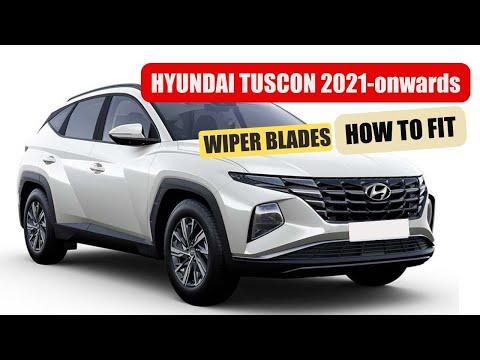 How to Replace Front Windshield Wiper Blades on a 2021 Hyundai Tucson