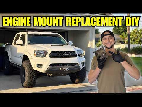 How to Replace Engine Mounts on a 2010 Toyota Tacoma (Left & Right)