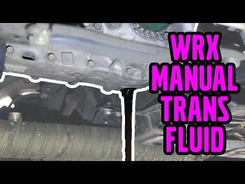 2015-2021 Subaru WRX, Manual Transmission Fluid Change