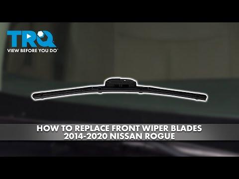 How to Replace Front Windshield Wiper Blades on a 2014-2025 Nissan Rogue