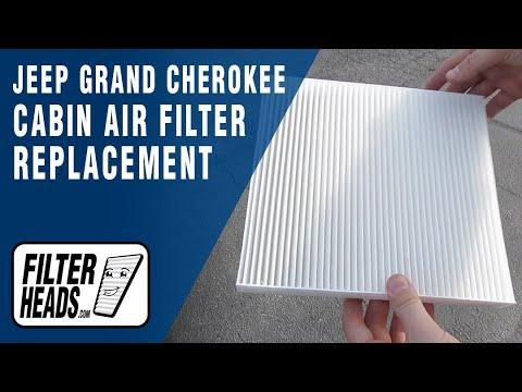 How to Replace the Cabin Air Filter on a 2011-2021 Jeep Grand Cherokee (Engine: V8 5.7L)