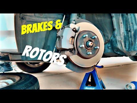 HOW TO CHANGE FRONT BRAKE PADS AND ROTORS ON A 2016 - 2022 TOYOTA PRIUS XLE