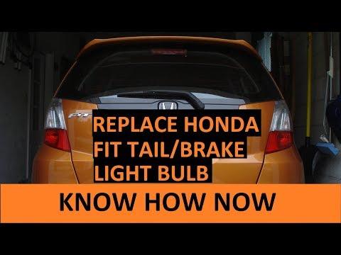 How to Replace Taillight (Tail/Brake) Bulbs on a 2007-2020 Honda Fit (7443)