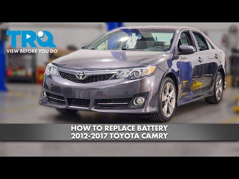 How to Replace Battery 2012-2017 Toyota Camry