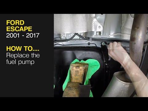 How to Replace the fuel pump on the Ford Escape 2001 - 2017