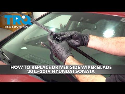 How to Replace Front Windshield Wiper Blades on a 2011-2024 Hyundai Sonata
